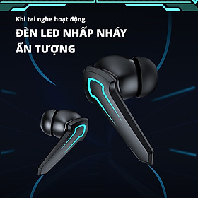 Mua Tai nghe bluetooth chơi game và nghe nhạc có đèn LED đẹp mắt  có mic đàm thoại  âm thanh vòm 3D - Hàng chính hãng