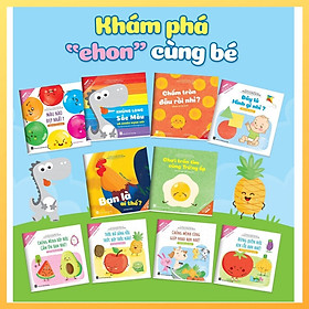 Sách Ehon- Song Ngữ Việt Anh Cho Bé Từ 0-6 Tuổi Bộ 10 Cuốn- Ehon Nhật Bản Nuôi Dưỡng Tâm Hồn Bé - Set 5 Cuốn