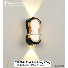 Mua Nhiều Mẫu - Đèn Hắt Tường Chống Nước - Ánh Sáng Vàng - Chip Led Siêu Sáng
