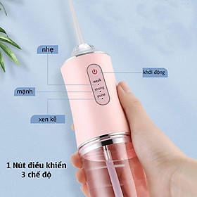 Máy Tăm Nước Oral Irrigator Thế Hệ Mới - Dùng Pin Sạc, Công Nghệ Châu Âu