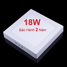 Mua Đèn led ốp trần thạch cao   trần bê tông vuông 18W ánh sáng trắng tiết kiệm điện dài