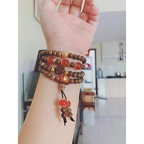 CHUỖI VÒNG TAY TRẦM TỐC MIX LU THỐNG, CHARM ĐÁ, VÀNG, HOA HỒNG SÁNH CHÌM VIP THƠM LỪNG VÂN ĐẸP- MAY MẮN BÌNH AN