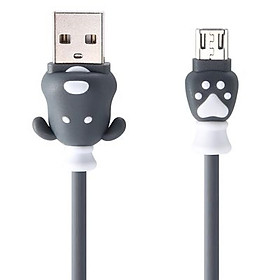 Mua CÁP SẠC CÚN CON REMAX RC-106M - MICRO USB + Tặng 5 Dây Quấn Cáp - Chính Hãng