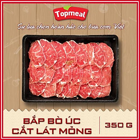 Hình ảnh HCM - Bắp bò Úc cắt lát mỏng (350g) - Thích hợp với các món lẩu, bún, cà ri, nướng,... - [Giao nhanh TPHCM]