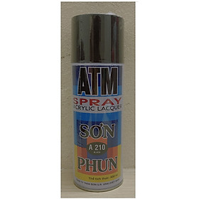Mua Sơn Phun ATM Spray Acrylic Lacquer A210 Black Thể Tích: 400ml - Sơn Phun ATM Spray Acrylic Lacquer A210 Màu ĐEN