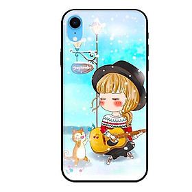 Ốp lưng cho iPhone XR  Anime Cô Gái Cầm Đàn - Hàng chính hãng