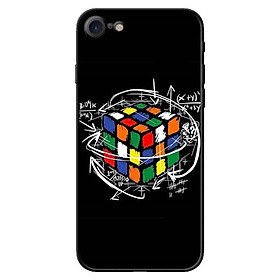 Ốp Lưng in cho Iphone 7, 8 Mẫu Rubik Toán Học - Hàng Chính Hãng