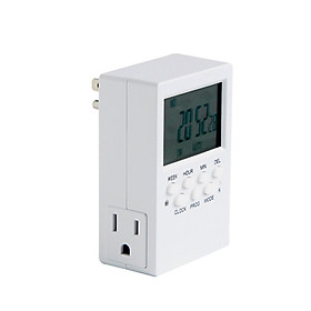 Digital Timer Socket with LCD Display Countdown Time Setting Switch Plug-in Programmable Time Controller Intelligent