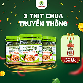 Combo 3 Hộp Thịt Chua Truyền Thống Trường Foods 220g Hộp