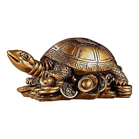 Resin Turtle Statue, Desk Collectable Craft Art Ornament Creative Decorative Animal Figurine  Cabinet  Decoration