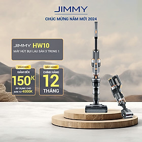 Mua Máy Hút Bụi Lau Nhà Không Dây JIMMY Sirius HW10 3in1 350W 18kPa Màn Hình OLCD Kết Hợp Nhắc Nhở Giọng nói Pin 7x3800mah Hàng Chính Hãng Bảo Hành 12 Tháng