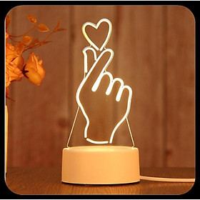 Mua Đèn ngủ led BẮN TIM TÌNH YÊU sáng tạo - Trang trí 3d đẹp độc lạ - Quà tặng xinh ý nghĩa giá rẻ