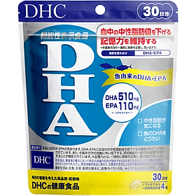 [HSD 31/01/2025] Viên uống bổ não DHC bổ sung DHA tăng cường trí nhớ, giảm đau đầu gói 120 viên (30 ngày)