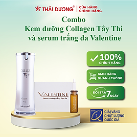 Bộ sản phẩm dưỡng da Serum Valentine 10ml & Kem dưỡng da Collagen Tây Thi 30g - Sao Thái Dương