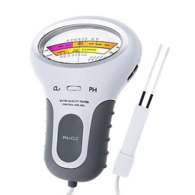 2 in 1 PH Chlorine Meter Tester PC-102 PH Tester Chlorine Water Quality Testing Device CL2 Measuring For Pool Aquarium