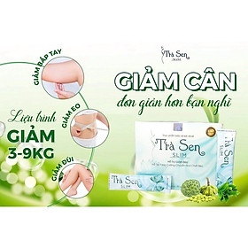 Trà Sen Slim liệu trình 30 ngày - Giả.m cân, Hỗ trợ giảm bắp tay, giảm eo, giảm đùi. Cam kết giảm ít nhất 2-7kg/hộp