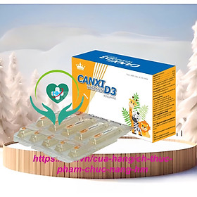 Siro Canxi vitamin D3 Kingphar , hộp 20 ống x 5ml, cho xương chắc khoẻ
