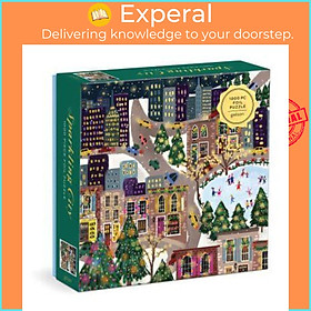 Hình ảnh Sách - Joy Laforme Sparkling City 1000 Piece Foil Puzzle In by Galison (author),Joy Laforme (illustrator) (UK edition, )