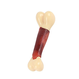 Bone Shaped Dog Chew Toys for Aggressive Chewers Dog Toy for Puppy Traveling S