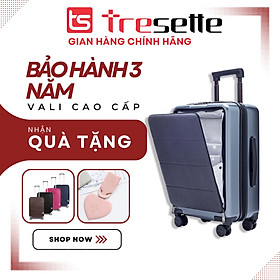 BFQ2ST500KTL: giảm 8% cho đơn từ 500K [SIZE 20 INCH] Vali khóa kéo nhập khẩu Hàn Quốc Tresette 0618 sọc ngang sang trọng