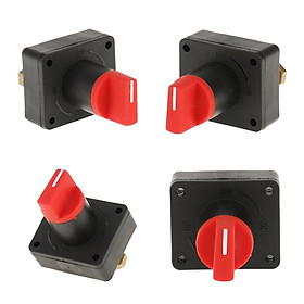 4pcs 100A Battery Isolator Disconnect Cut OFF  Switch for