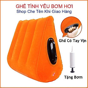 (Hàng New) Ghế Tình Nhân Đệm Bơm Hơi Có Tay Vịn Cho Các Đôi Tình Yêu (Tặng Kèm Bơm Tay) - Dày Bền 2 Lớp Loại Tốt