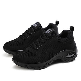 Giày quần vợt nữ giày thể thao đệm AIR BIỂN Color: Black tennis shoes Shoe Size: 9.5