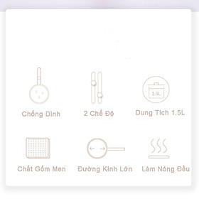 Mua Nồi lẩu điện đa năng với 2 chế độ nhiệt - Chất men sứ siêu bền