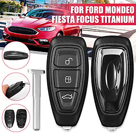 3 Button Remote Key Case Shell for Ford Mondeo Fiesta Focus Titanium Kuga C-Max