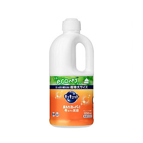 Nước rửa bát KAO hương cam 1250ml