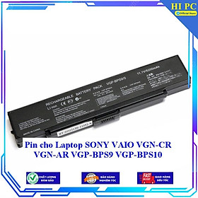 Pin cho Laptop SONY VAIO VGN-CR VGN-AR VGP-BPS9 VGP-BPS10 - Hàng Nhập Khẩu 