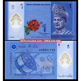 Mua Tờ 1 Ringgit của Malaysia chất liệu polymer sưu tầm  mới 90%