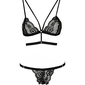 Set Bralette Sexy Forever Temptation#4 - Đen