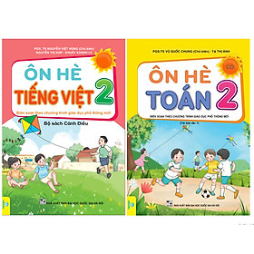 Bộ 2 cuốn Ôn Hè Toán + Tiếng Việt 2 Cánh Diều - ndbooks