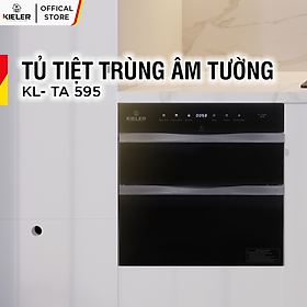 Mua Tủ tiệt trùng âm tường Kieler KL-TA595 công nghệ khử trùng  làm sạch đồ dùng bếp bằng ozone và tia UV - Hàng Chính Hãng