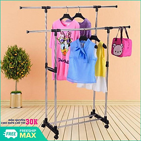 Mua Sào phơi quần áo chắc chắn  giàn phơi thông minh sào phơi đồ đôi inox không khoen.Dụng Cụ Phơi Quần Áo Tiện Dụng Giá Tốt