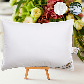 Mua Gối Lông Vũ Tự Nhiên Minson  Cấu Trúc 03 Lớp  Độ Phồng Và Khả Năng Thấm Hút Cao Không Bị Xẹp Lún Sau Nhiều Năm Sử Dụng  Vải Cotton Chống Trồi Downproof  Phủ Ngoài Bằng Lông Ngỗng 90% Down 10% Feather Siêu Mềm Mại