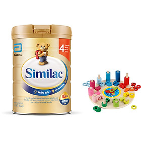 Sữa Bột Similac 4 (900g) - Tặng Đồng Hồ Gỗ