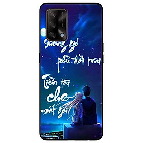 Ốp lưng dành cho Oppo A54 - A74 - A94 - mẫu Thư Pháp Sương Gió