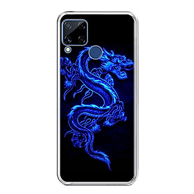 Ốp lưng dẻo cho điện thoại Realme C15 - 0270 DRADON02 - Hàng Chính Hãng