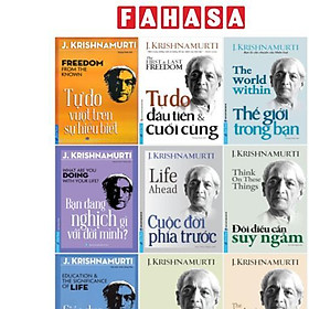 Combo Sách J. Krishnamurti (Bộ 9 Cuốn)