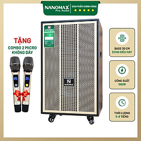 Loa Kéo Nanomax SK-12X1 Bass 30cm Công Suất 380w Hàng Chính Hãng