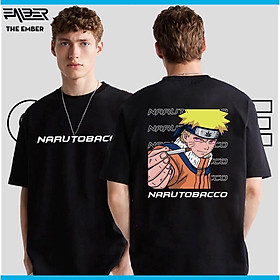 Áo thun Narutobacco phong cách hiphop 100% cotton dáng oversize - The Ember