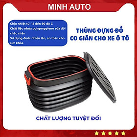 Thùng Đựng Đồ  - Thùng Co Giãn Ô Tô - Đựng Đồ Để Cốp Sau Gập Gọn