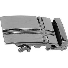 Men Fashion Automatic Ratchet Belt Buckle for Leather Belt #1