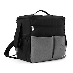 insular Diaper Bag Large Capacity Waterproof Multi-function Mommy Bag for Baby Clothes Diaper Nappy Milk Powder Bottle