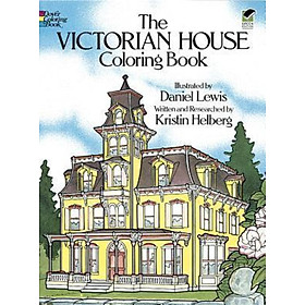 Sách - The Victorian House Colouring Book by Daniel Lewis (US edition, paperback)