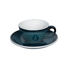 Ly Egg 150ml Flat White Cup & Saucer (POTTERS COLOURS) - Loveramics