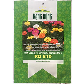 Hình ảnh Hạt Giống Hoa Mười Giờ Nhiều Màu RD 810 gói 0.03gr - RẠNG ĐÔNG - Cây cao 15-20cm, hoa nhiều màu, màu sắc rực rỡ