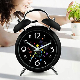 Đồng Hồ Báo Thức Để Bàn DB04 Chuông Kêu To, Có Đèn LED